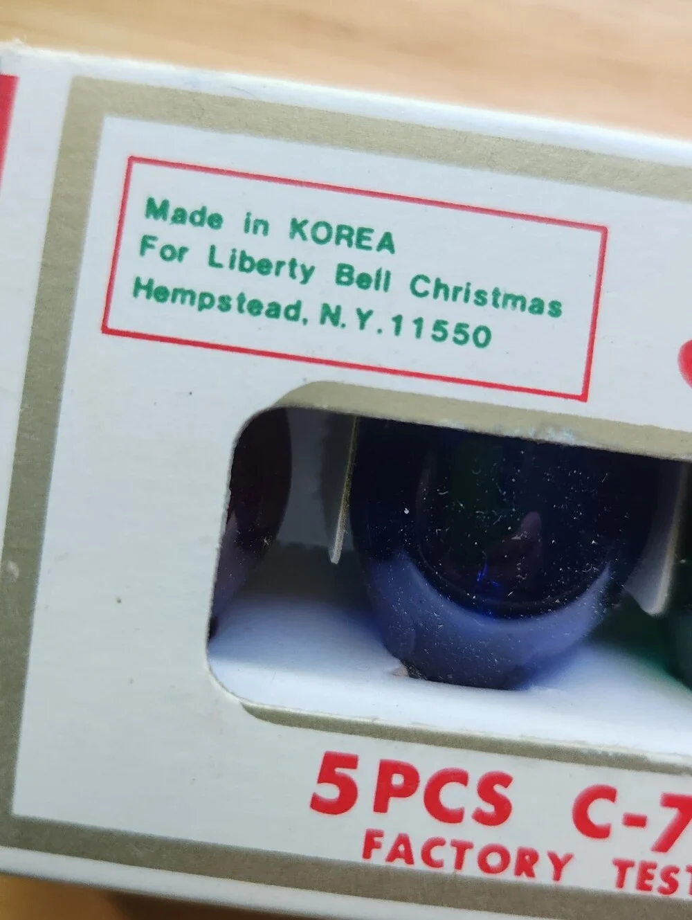 3 Boxes of Vintage Liberty Bell C-7 Blinking Glass Light Bulbs 15 Bulbs Total